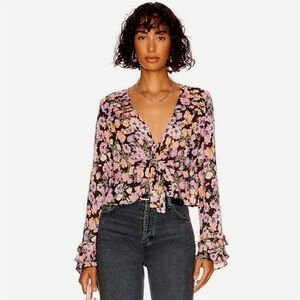 Free People Long Sleeve Maybel Blouse